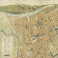 Pianta geometrica illustrata della Citt� di Torino